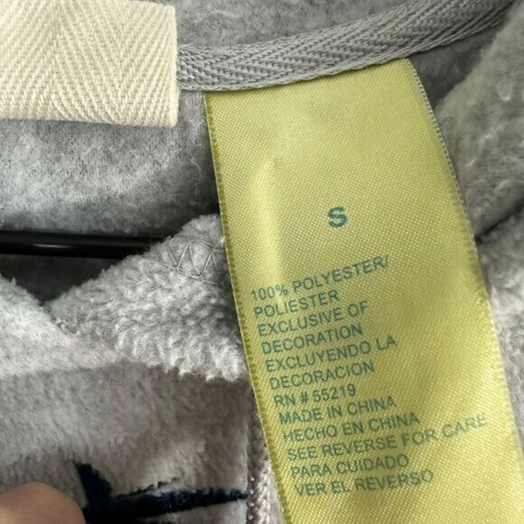 Disney Fleece Eeyore Moody Hoodie Sweatshirt Top‎ Gray Size Small - Picture 4 of 7